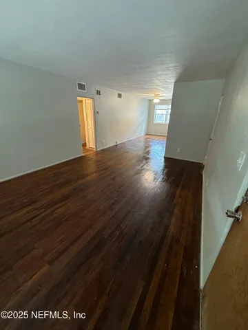 wooden floor in an empty room