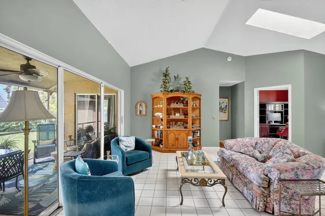 a view of outdoor space with playground and green space