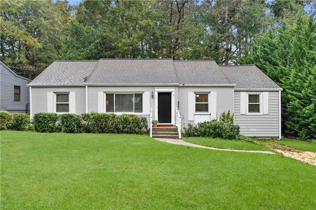 119 Mockingbird Lane Decatur, GA 30030 - Photo 1 of 1 A simple Cape Cod virtually painted gray with white shutters and black door - possibilities are endless!