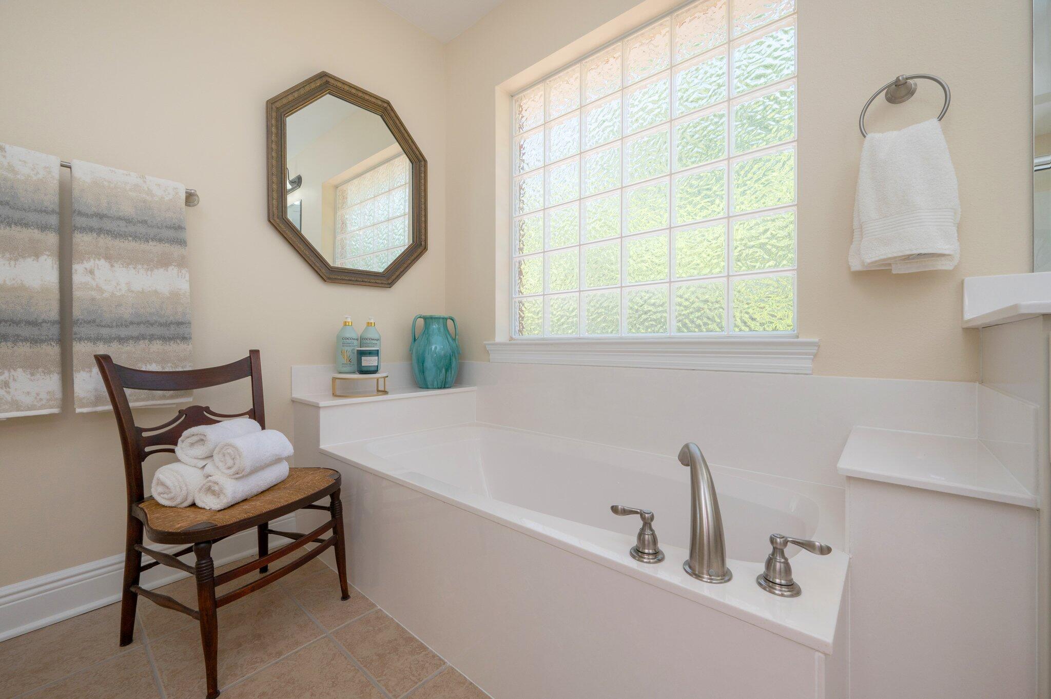 5777 Buckward Road Baker, FL 32531 - Photo 34 of 60 a bathroom with a sink and a mirror