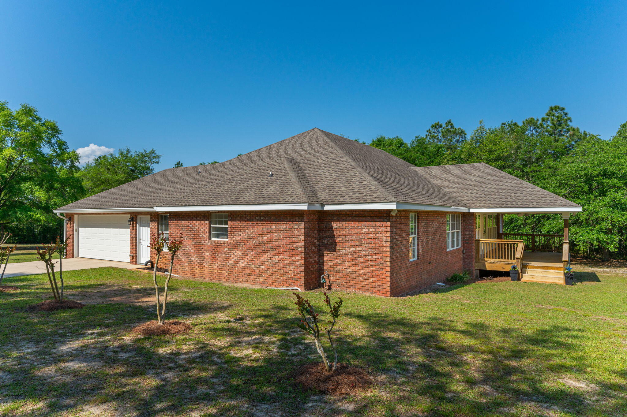 5777 Buckward Road Baker, FL 32531 - Photo 46 of 60 front view of a house with a yard