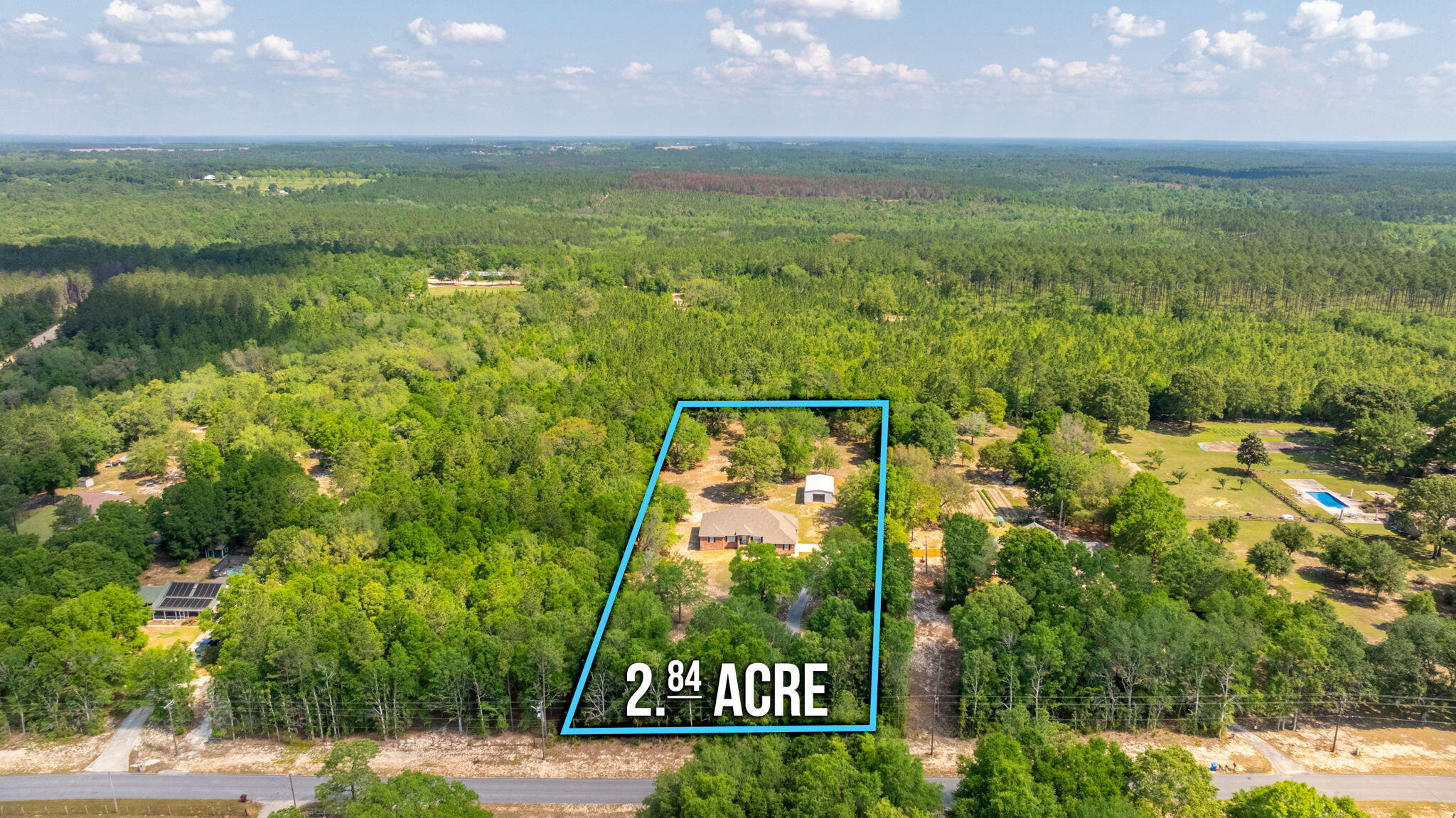 5777 Buckward Road Baker, FL 32531 - Photo 54 of 60 62-web-or-mls-5777 Buck Ward Rd Aerial-1