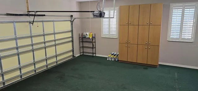 a view of walk in closet with window