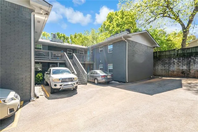 a view of a two chair in the patio