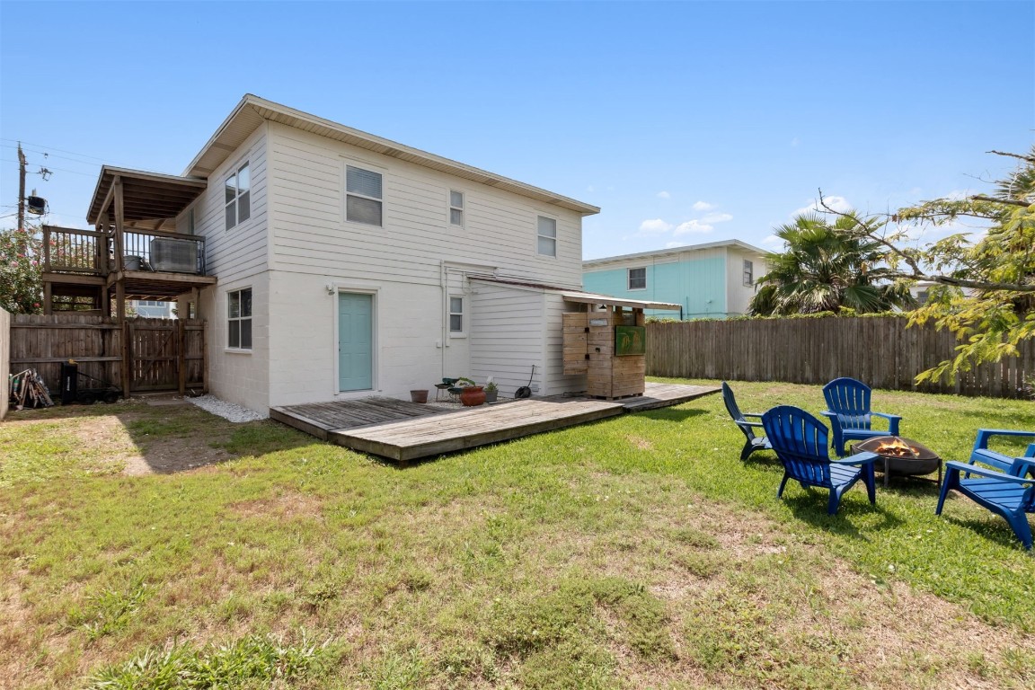 729 North Fletcher Avenue Fernandina Beach, FL 32034 - Photo 17 of 25 a swimming pool with outdoor seating and yard