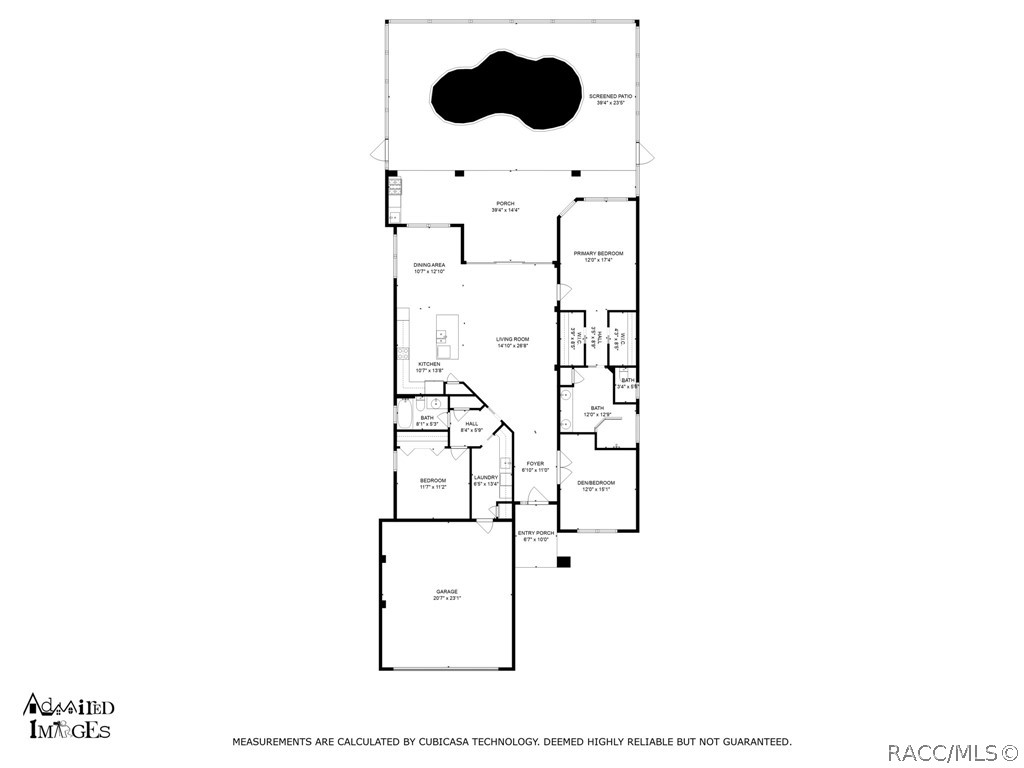 2015 North Rhodes Point Hernando, FL 34442 - Photo 82 of 82 Actual floorplan of this modified "St. James" home.