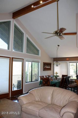 1402 North Sunset Drive Payson, AZ 85541 - Photo 15 of 28 Vaulted ceiling and beam