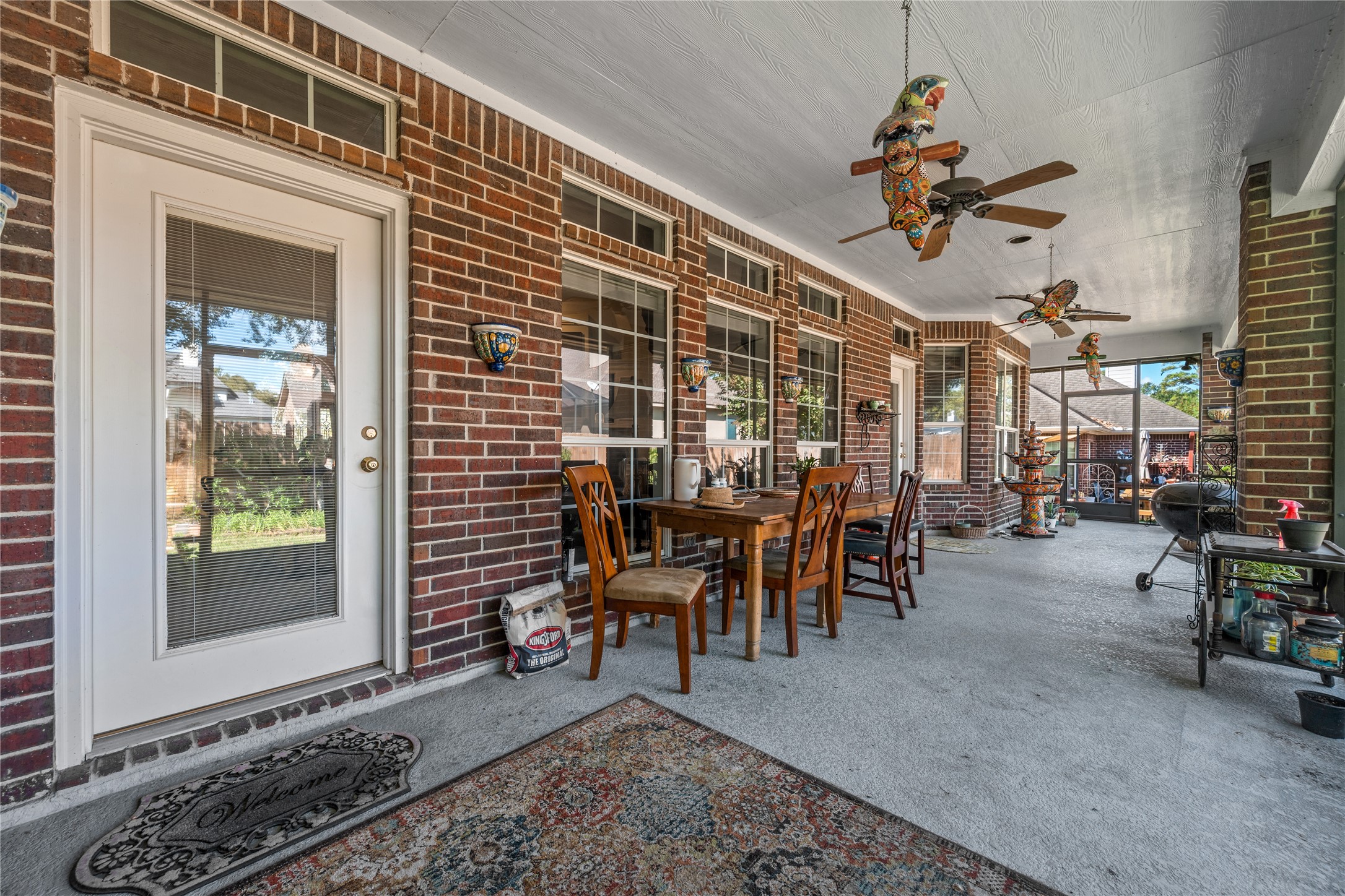319 Palais Verde Road Montgomery, TX 77356 - Photo 26 of 39 a view of a dining room with furniture window and outside view