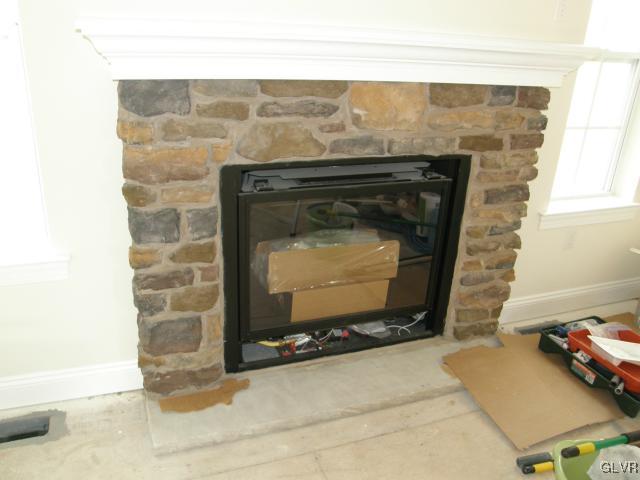 233 East Dell Road Bath, PA 18014 - Photo 6 of 13 a closeup of a fireplace