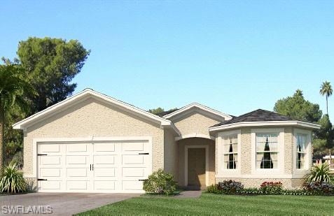 2802 40th Street Southwest Lehigh Acres, FL 33976 - Photo 1 of 2 a view of a white house next to a yard