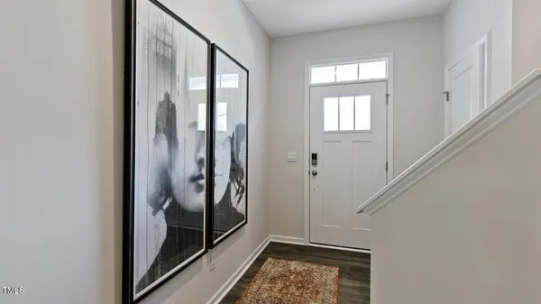 a view of entryway with a hallway