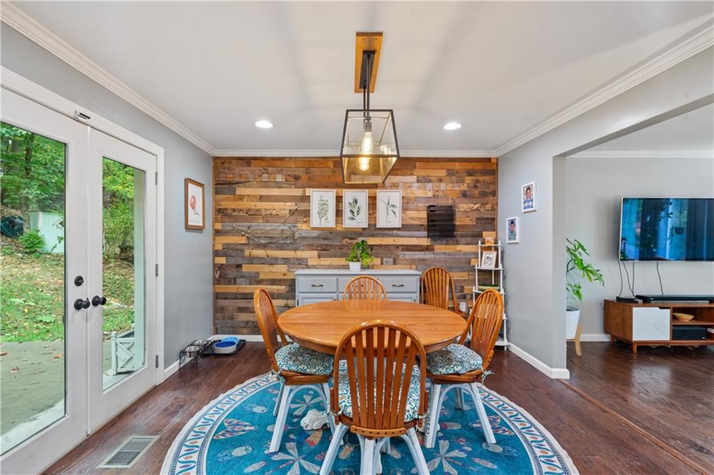 127 Berwyn Road Pittsburgh, PA 15237 - Photo 16 of 29 a dining room with furniture a window and wooden floor