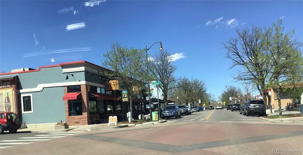 a view of a city street