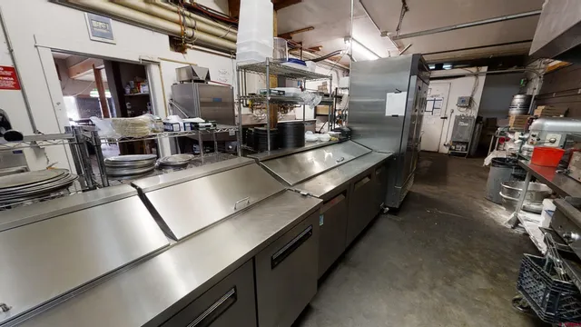 a close view of water heater room