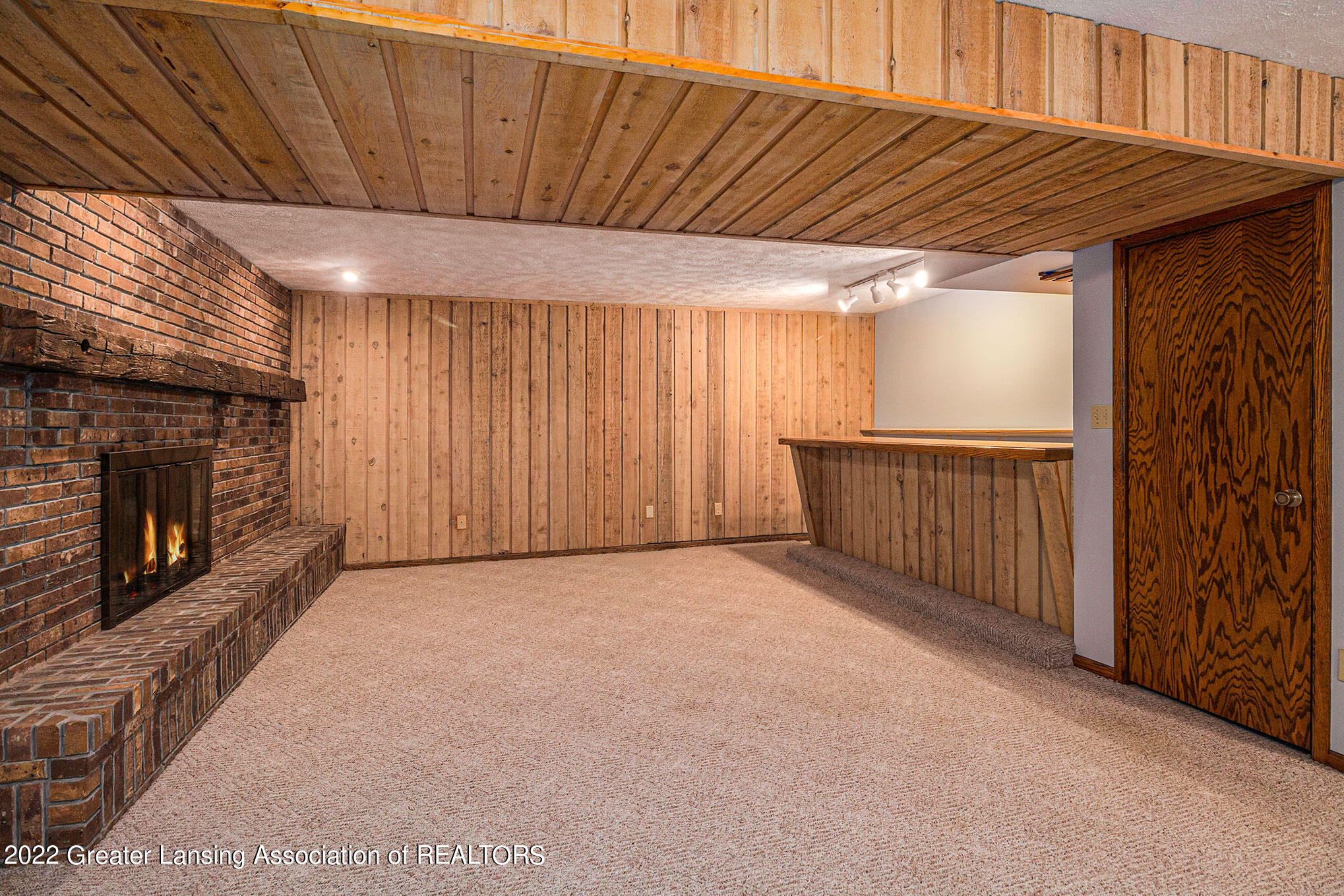 1651 West Stoll Road Dewitt, MI 48820 - Photo 14 of 18 Lower Level/Fireplace/Wet Bar