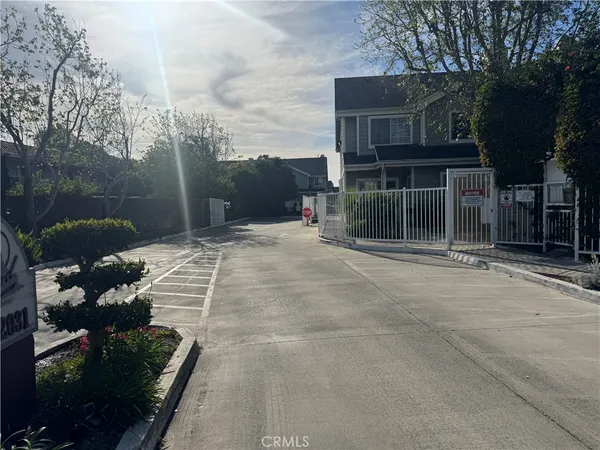 a house with trees in front of it