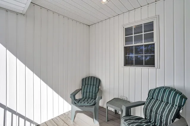a view of outdoor space with wooden fence