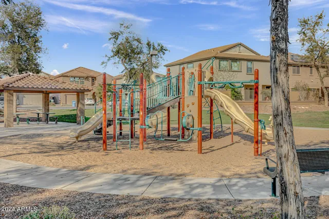 a view of a house with a park