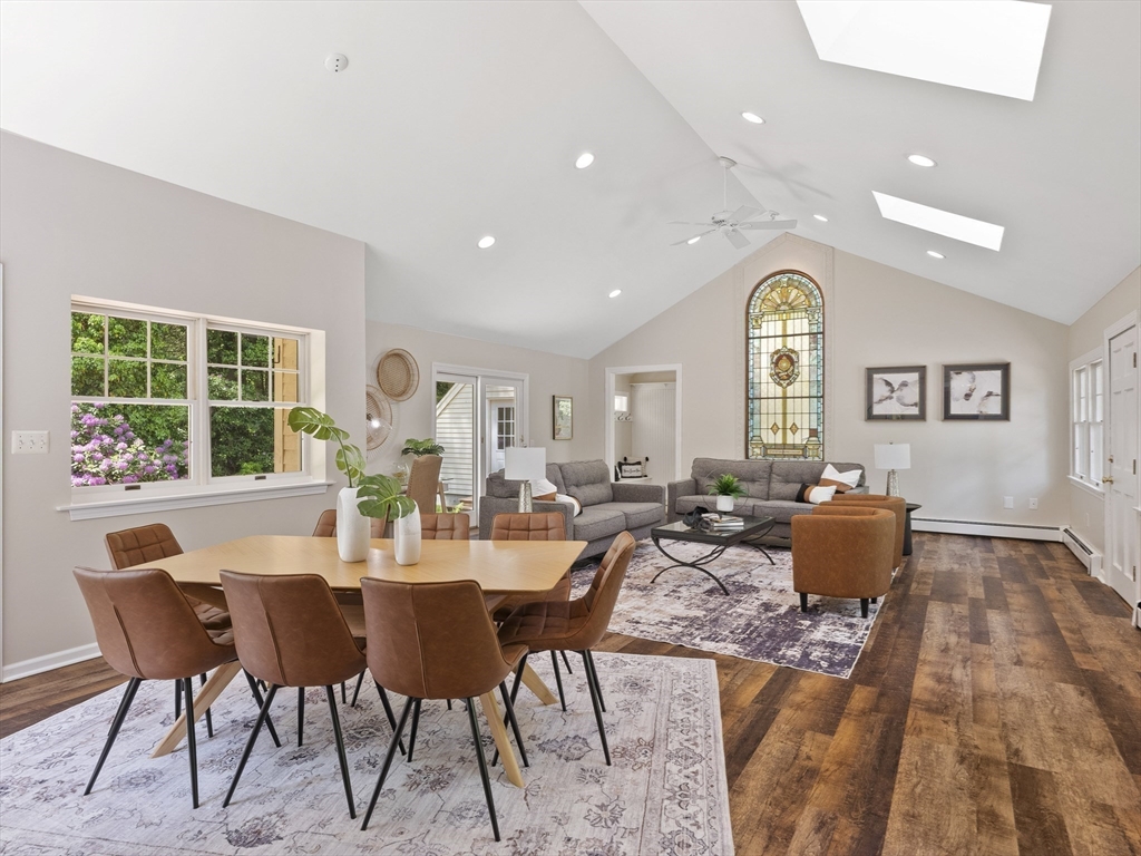 43 Ipswich Road Boxford, MA 01921 - Photo 2 of 25 a view of a dining room with furniture window and outside view