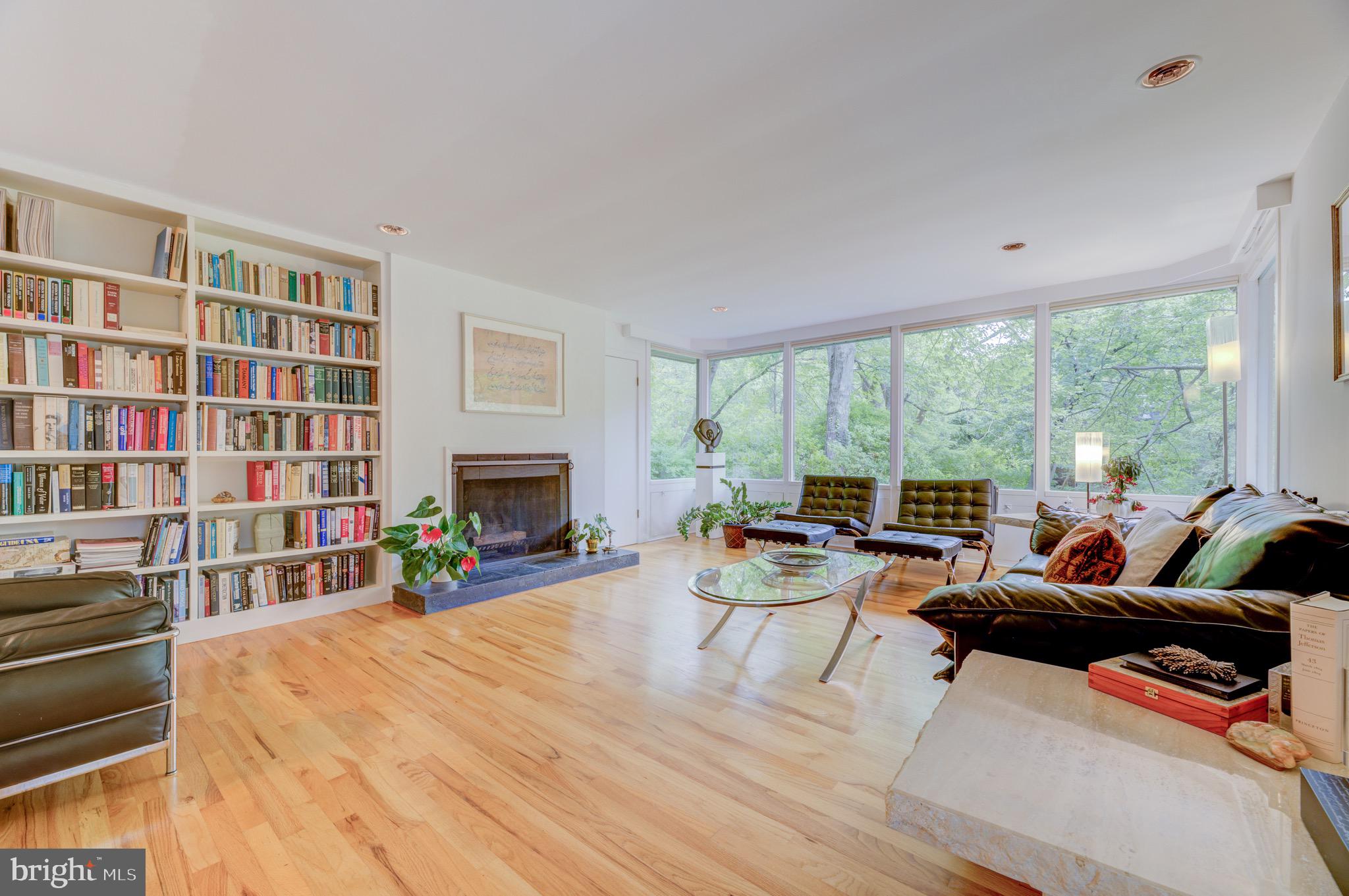 267 Hamilton Avenue Princeton, NJ 08540 - Photo 14 of 39 a living room with furniture and a fireplace