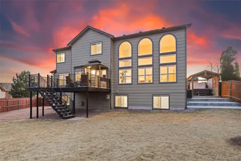 a front view of a house with balcony