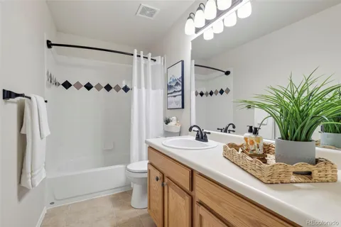 a bathroom with a sink a toilet and a bathtub