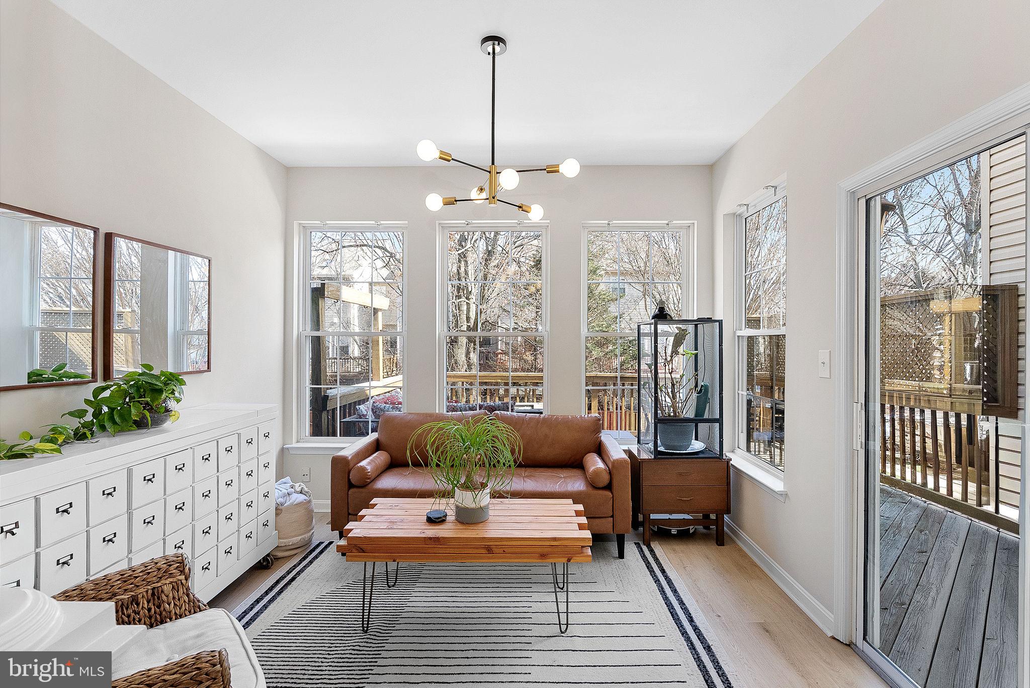 20392 Farmgate Terrace Ashburn, VA 20147 - Photo 24 of 62 a living room with furniture large windows and wooden floor