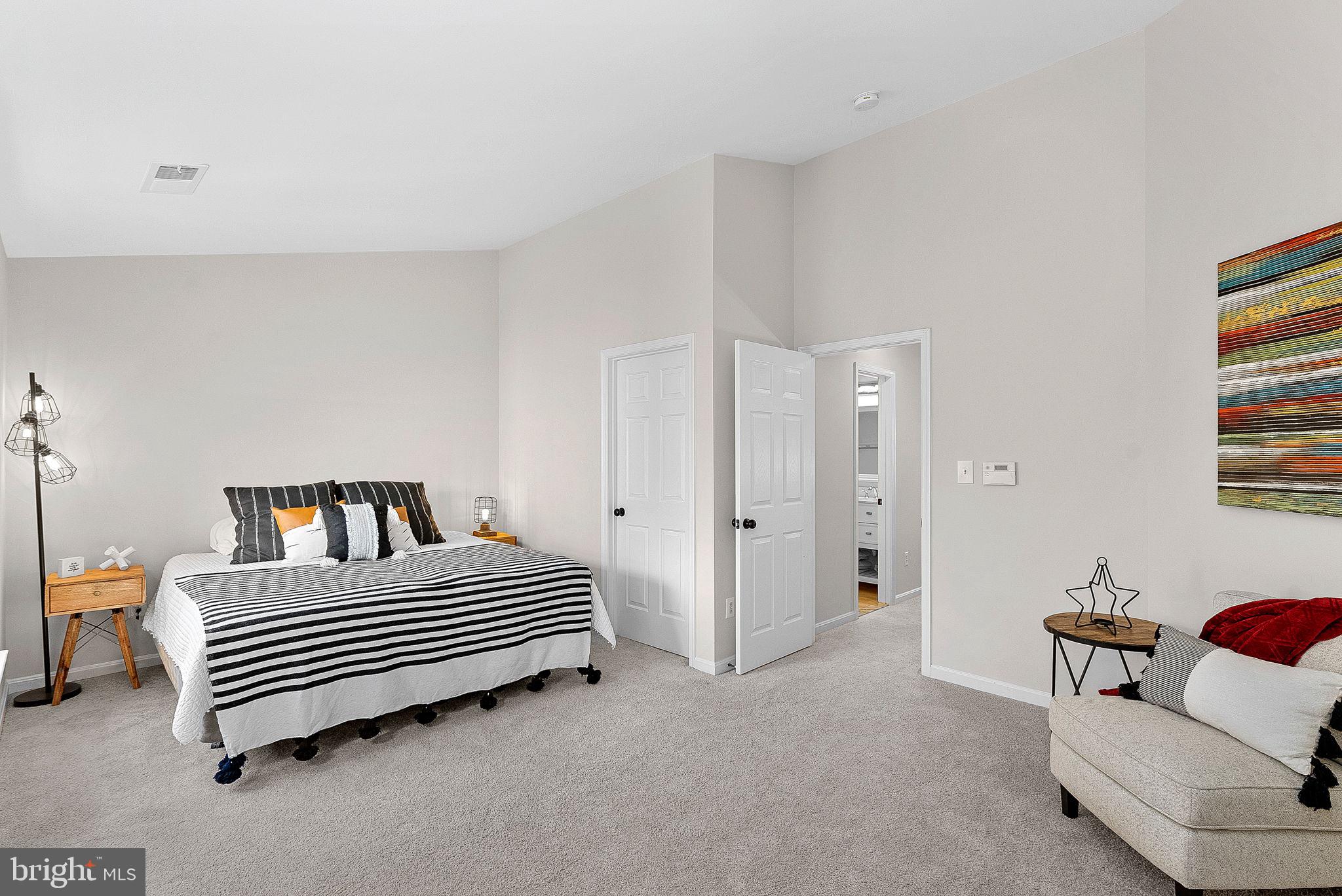 20392 Farmgate Terrace Ashburn, VA 20147 - Photo 30 of 62 a bedroom with a bed and a couch