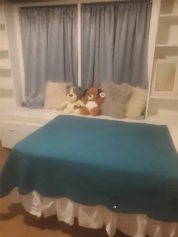 a view of wooden door