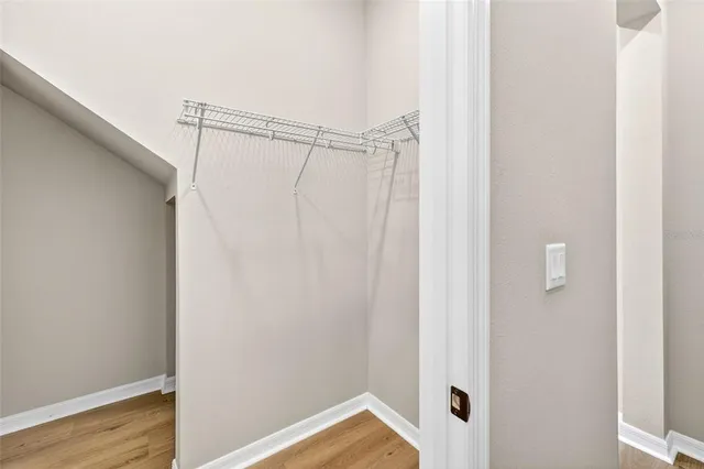 a view of a bathroom from a hallway
