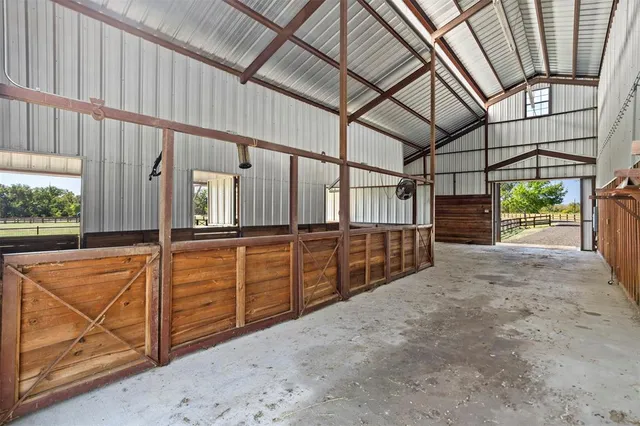 a view of a lake with a yard