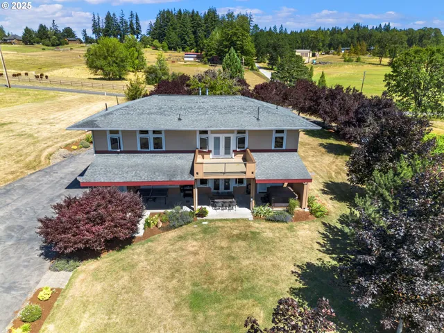 a view of a house with a ocean view