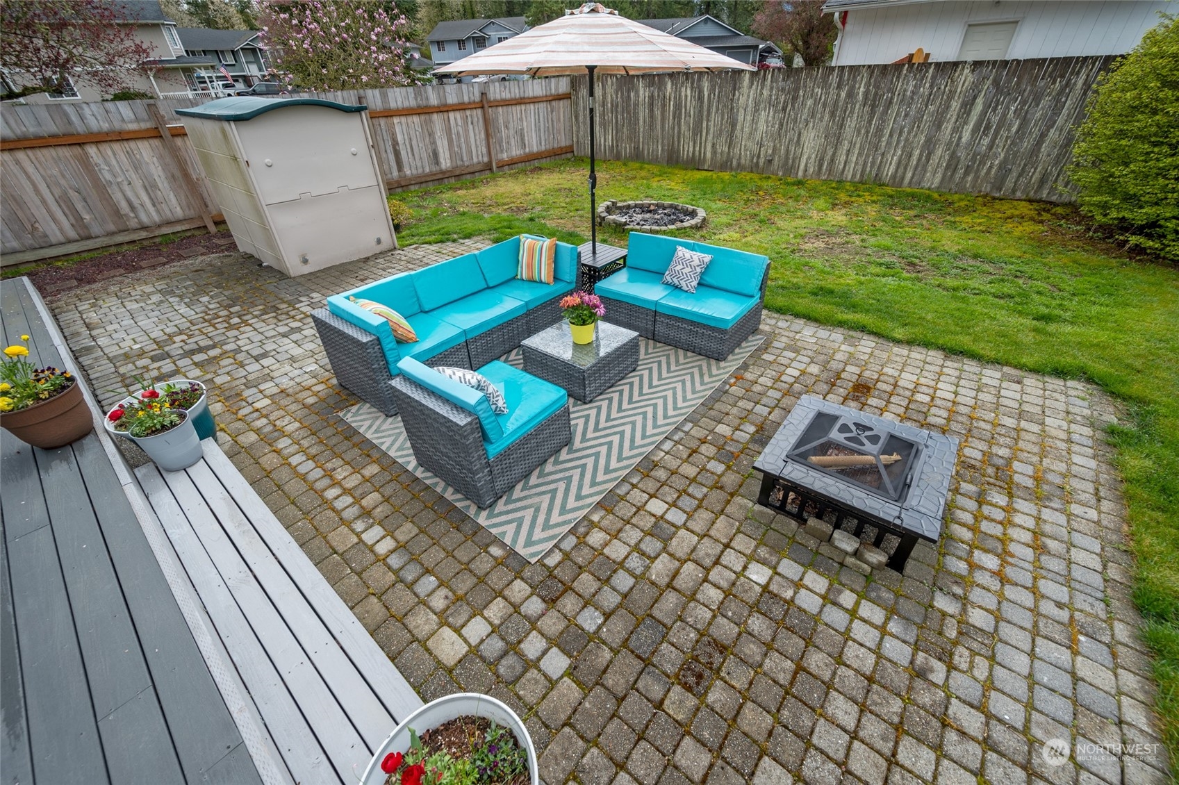 1703 Gohr Road Sultan, WA 98294 - Photo 15 of 16 a view of a backyard with sitting area