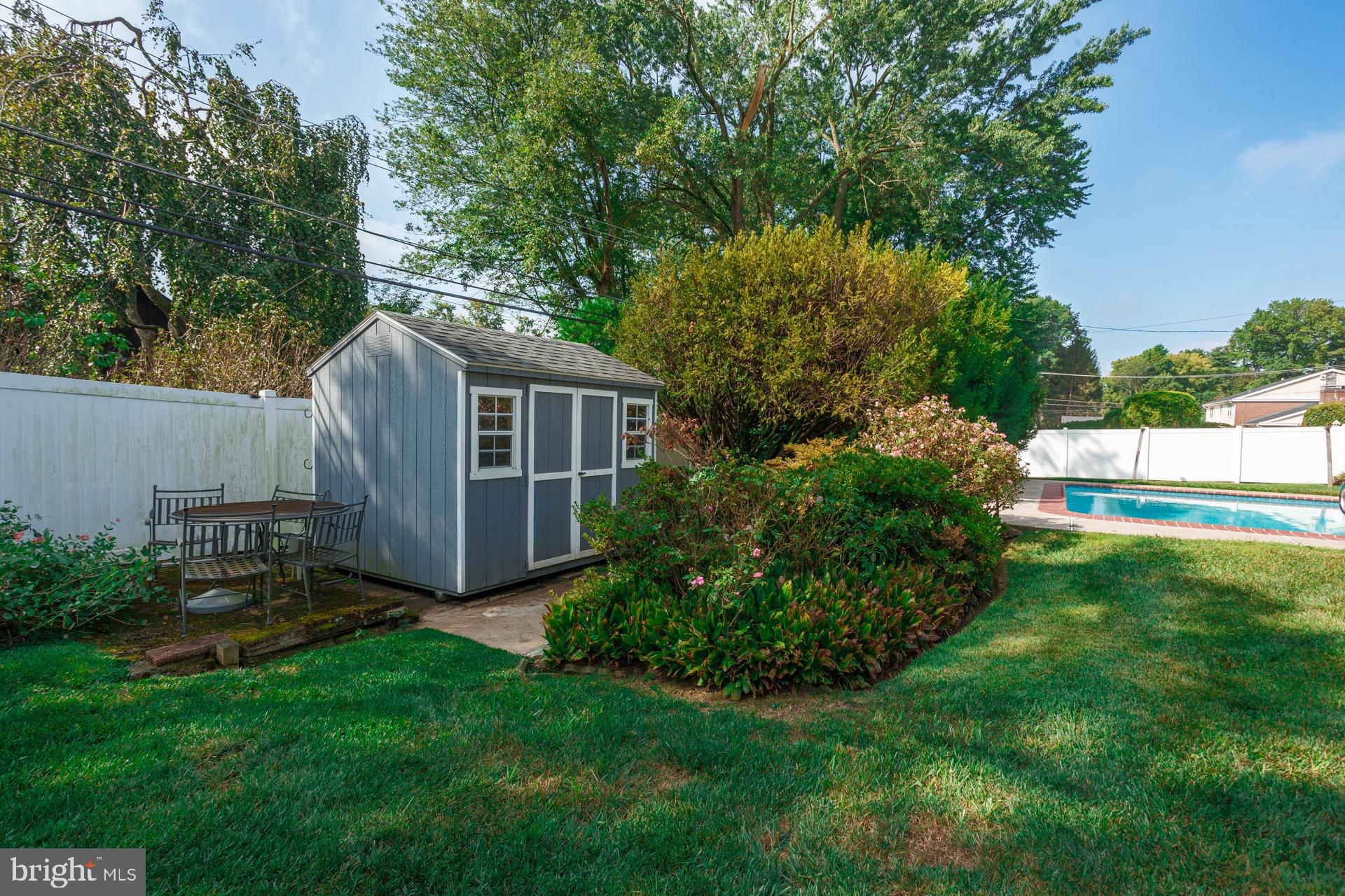 2017 Quarry Road Yardley, PA 19067 - Photo 37 of 37 a view of backyard with potted plants and large tree