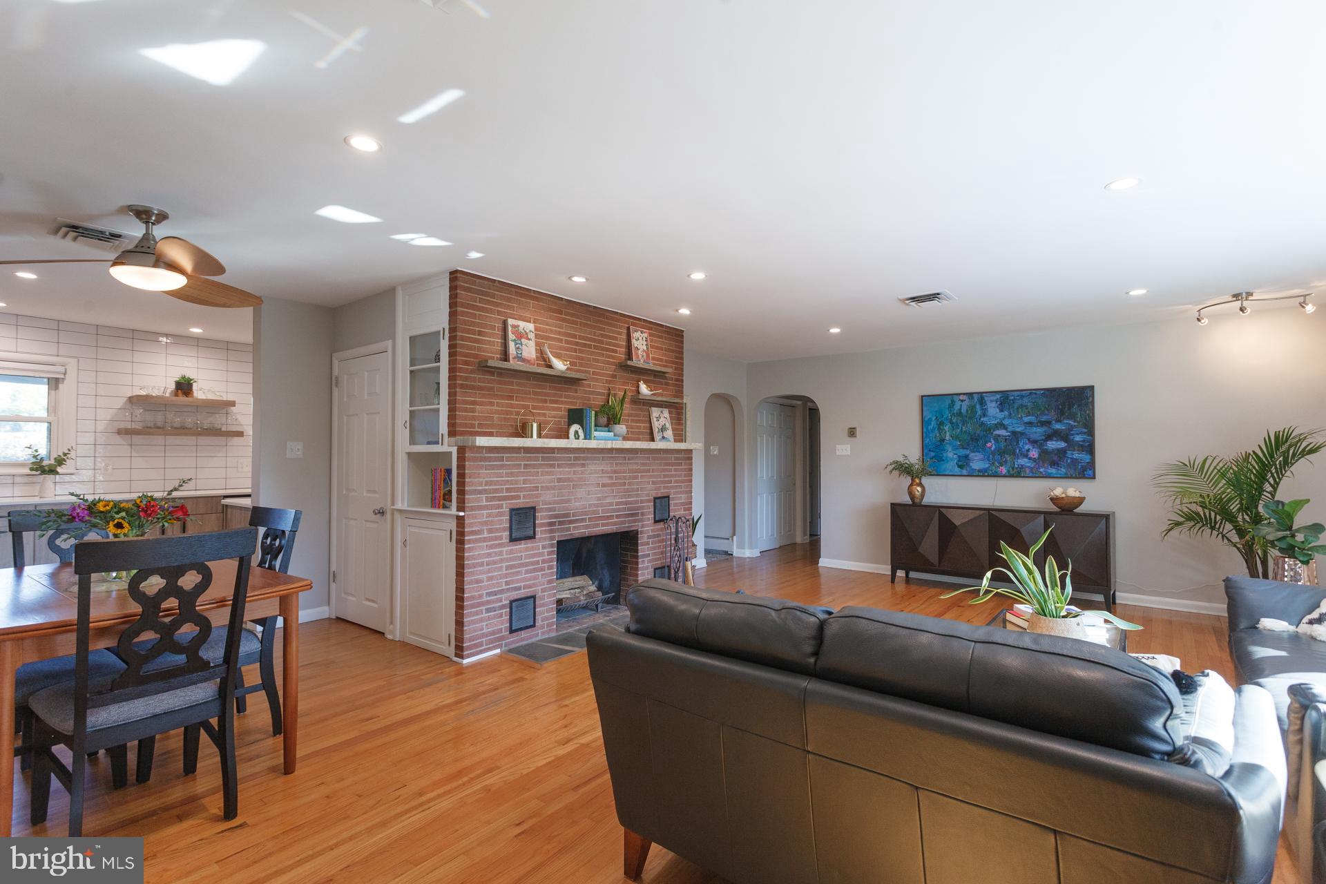 2017 Quarry Road Yardley, PA 19067 - Photo 6 of 37 a living room with furniture and a wooden floor