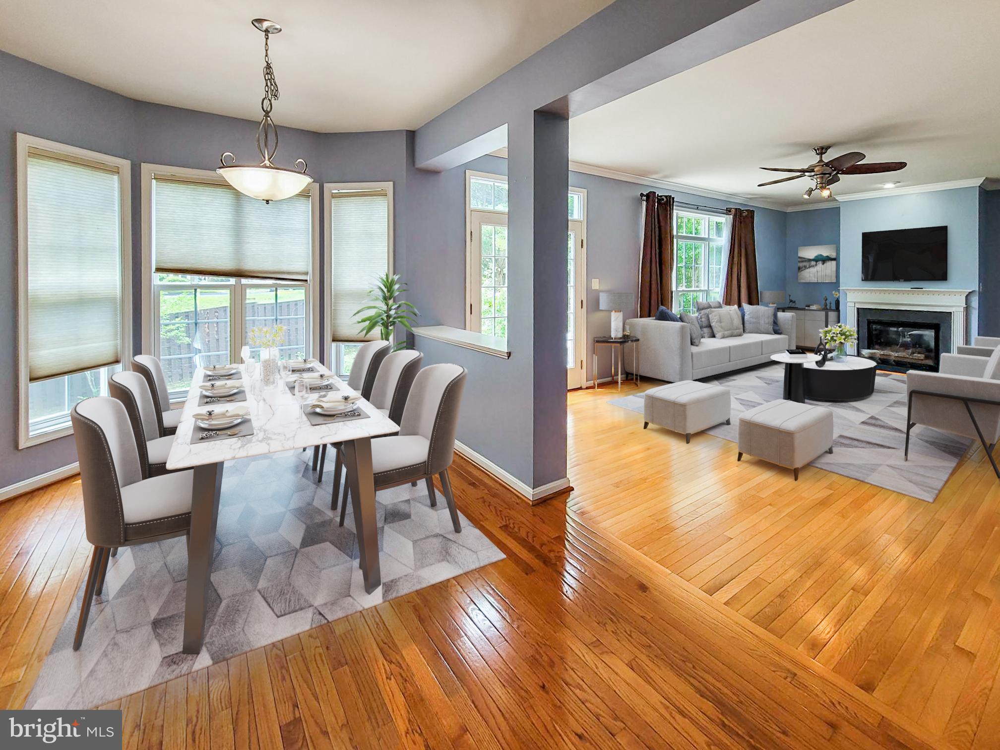 8561 Mazzello Place Springfield, VA 22153 - Photo 4 of 20 Breakfast nook/family room(virtual)