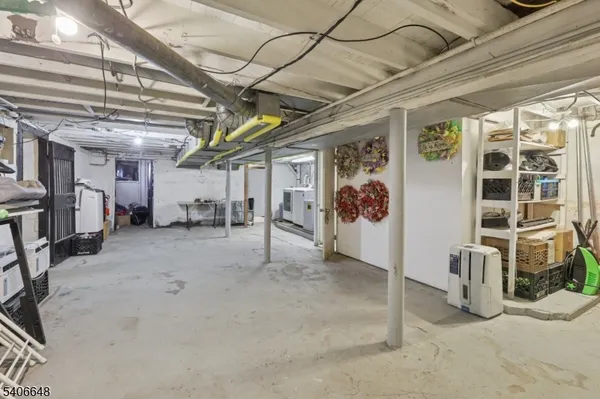 a view of a storage room