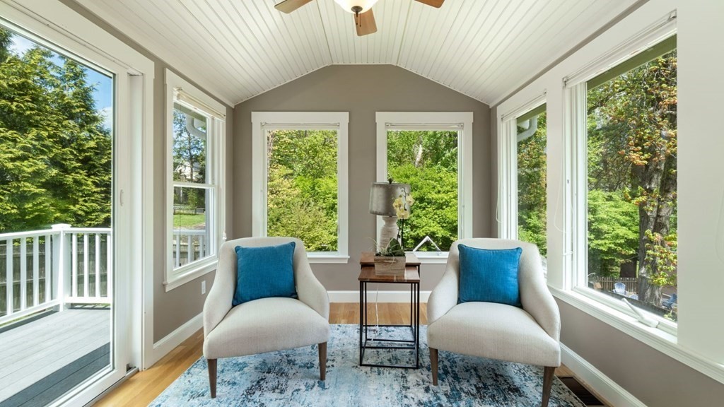 155 Marked Tree Road Needham, MA 02492 - Photo 20 of 34 a living room with furniture and a large window