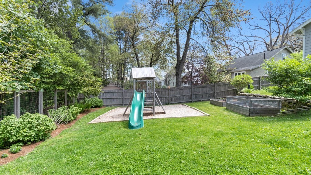 155 Marked Tree Road Needham, MA 02492 - Photo 29 of 34 a view of a backyard with swimming pool
