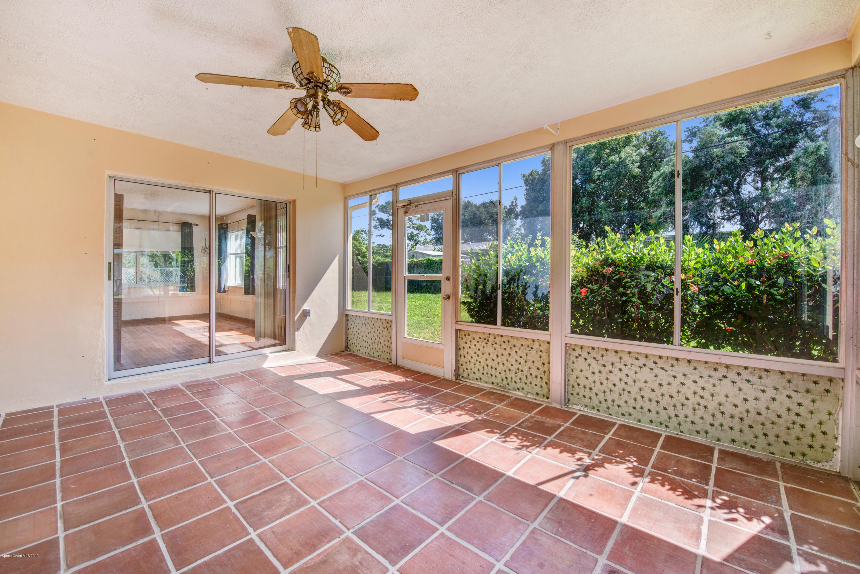 2926 Kosuth Road Northeast Palm Bay, FL 32905 - Photo 14 of 17 REAR PORCH