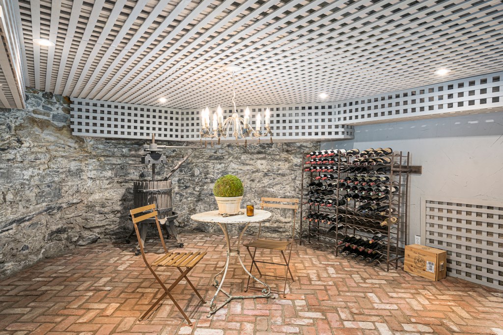 256 East Shore Road Jamestown, RI 02835 - Photo 17 of 40 WINE CELLAR WITH ANTIQUE BRICK
