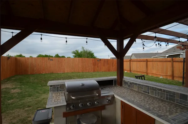 a view of outdoor space with seating area