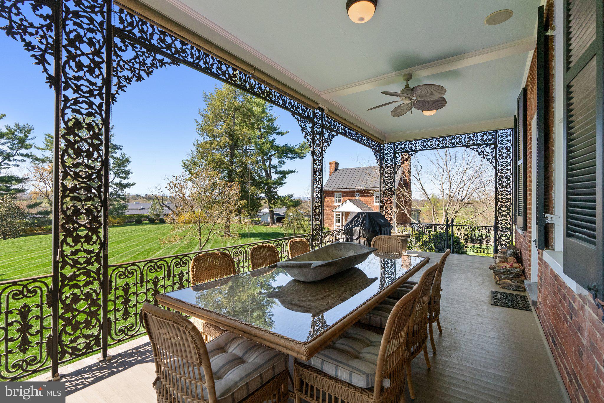 7064 Young Road The Plains, VA 20198 - Photo 47 of 89 a outdoor dining space with furniture and garden view