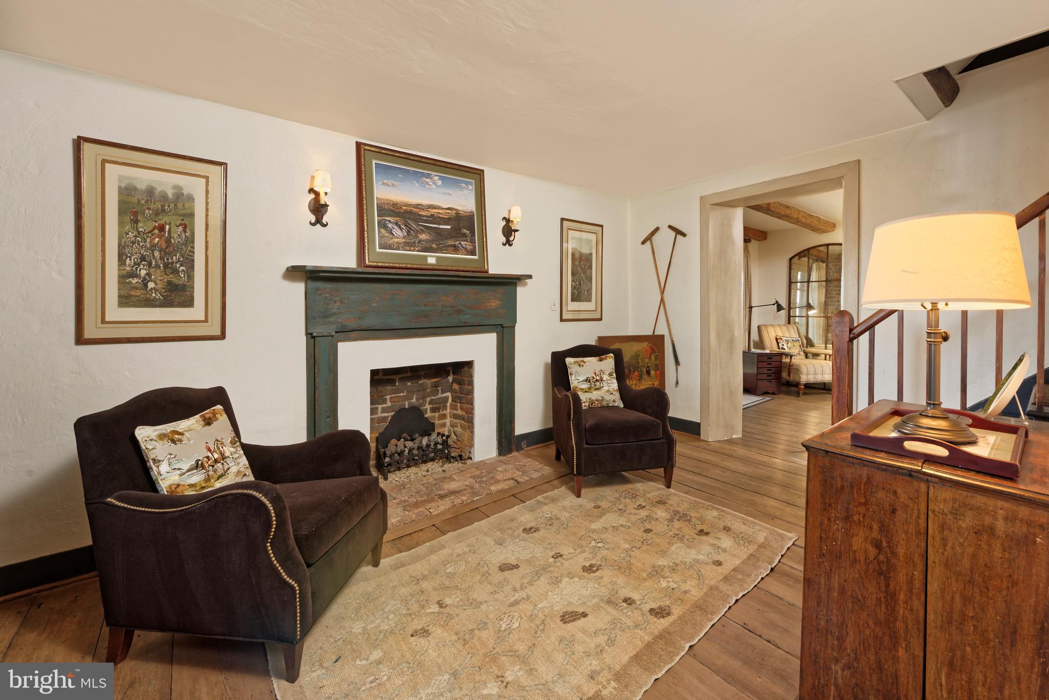7064 Young Road The Plains, VA 20198 - Photo 51 of 89 a living room with furniture and a fireplace