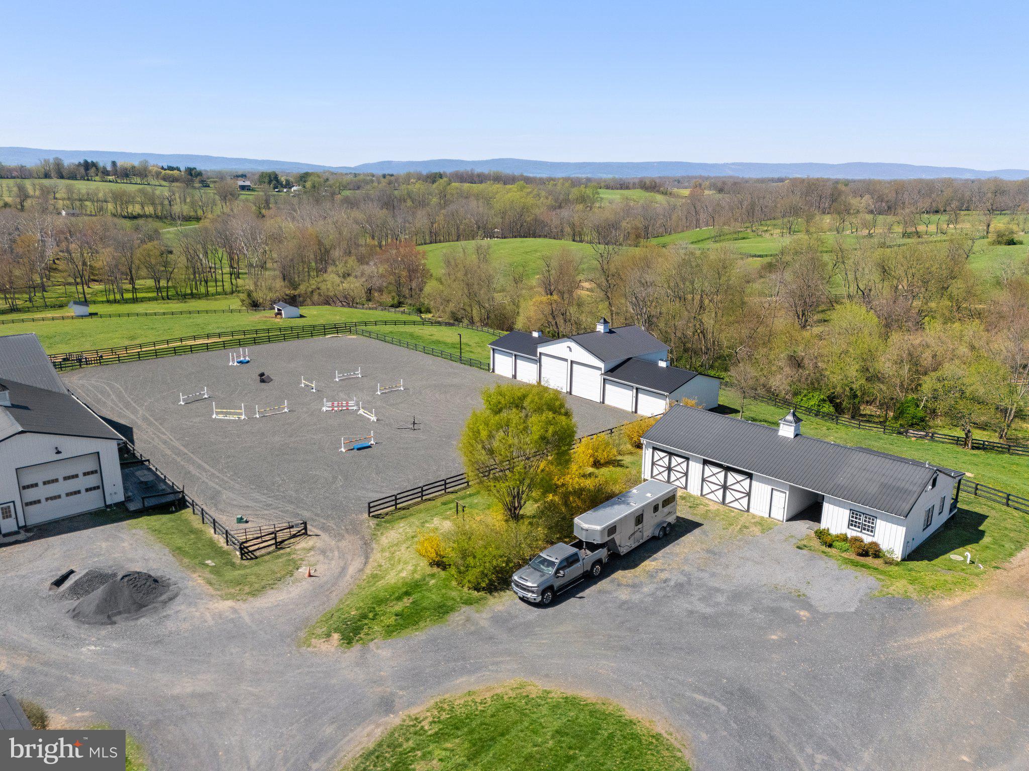 7064 Young Road The Plains, VA 20198 - Photo 79 of 89 an aerial view of a house with big yard