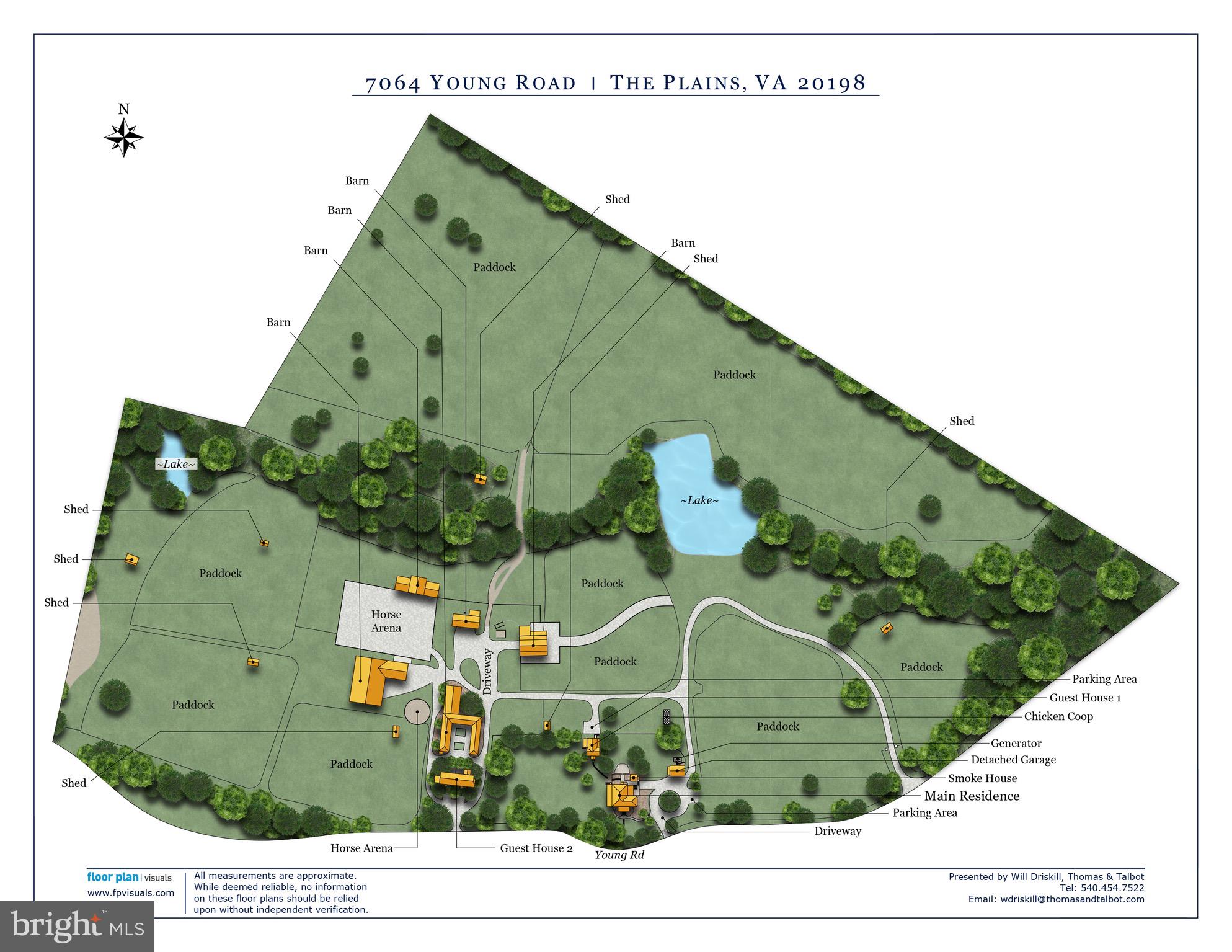 7064 Young Road The Plains, VA 20198 - Photo 86 of 89 an aerial view of a house