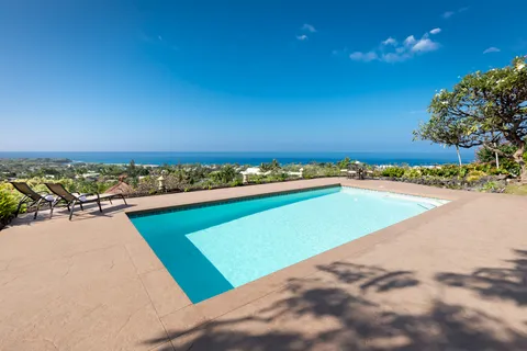 a view of a water with an outdoor space