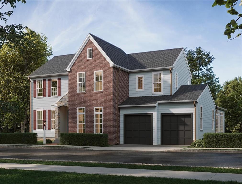 102 Ramsgate Road, Unit CONWAY Cranberry Township, PA 16066 - Photo 25 of 42 a front view of a house with a yard