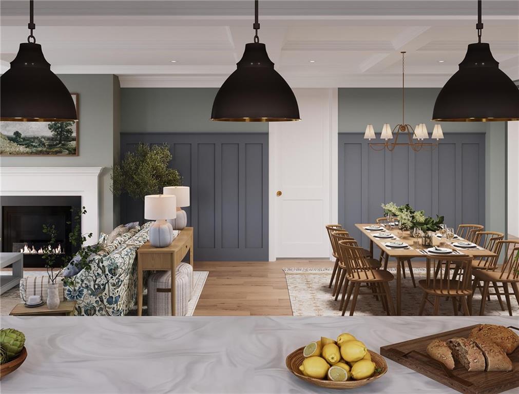 102 Ramsgate Road, Unit CONWAY Cranberry Township, PA 16066 - Photo 10 of 42 a view of a livingroom with furniture and a fireplace