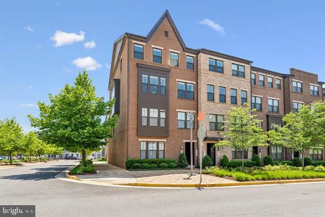 a front view of a building